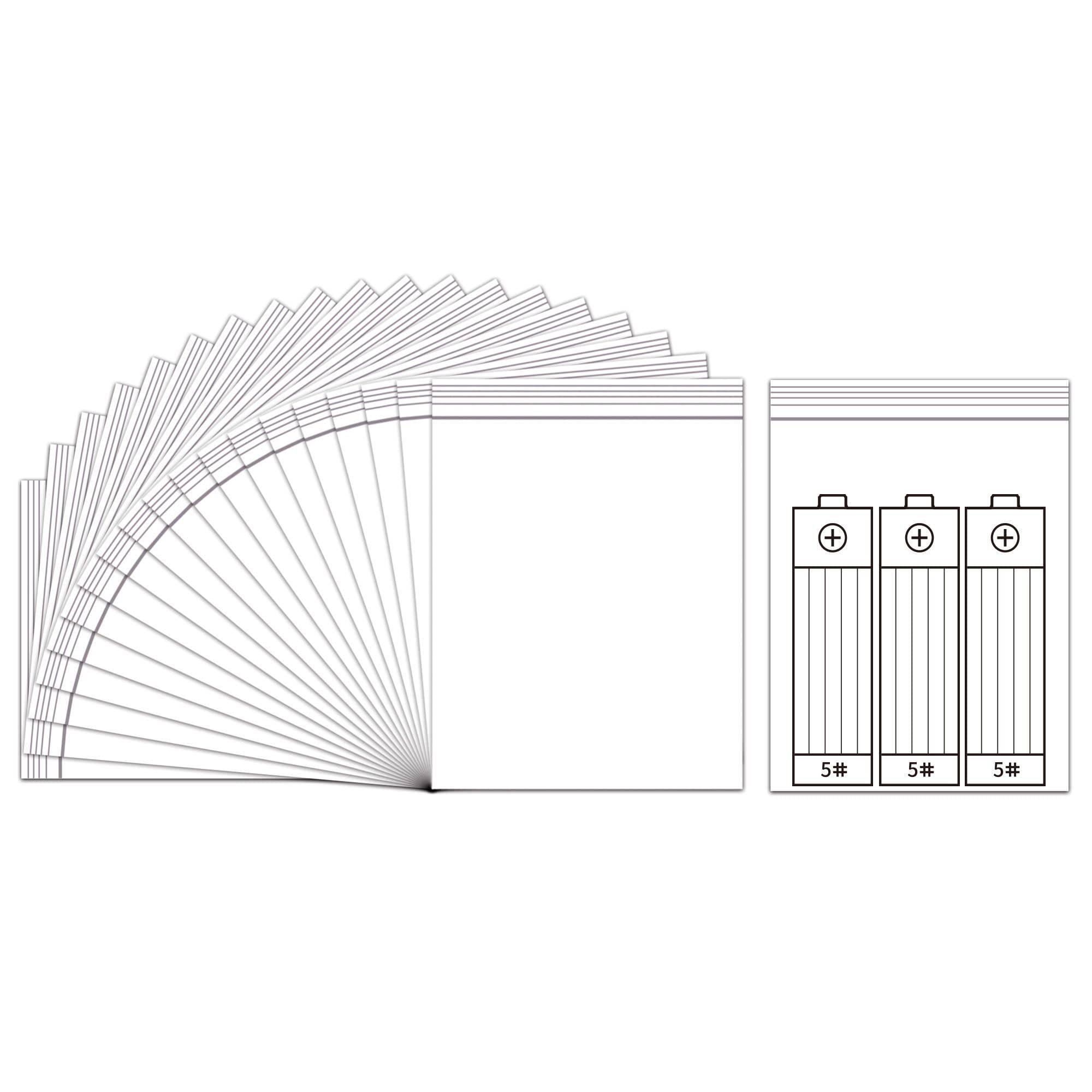 Small Plastic Zipper Lock bags 6x9cm/2.4x3.5" 200pcs Resealable Grip Seal Jewellery Bags Reusable Self Sealing Zip Poly Bags Press Seal Snap Bags for Pill Vitamins Beans Candies(8 Sizes for Choosing)