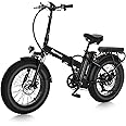 NARRAK Fat Tire Folding Electric Bike, 48V & 624Wh Lithium Removable Battery, Peak 1100W Brushless Motor, Max Speed 28Mph, M5 Large LCD Display, Suspension, Step-Over/Thru Frame
