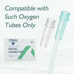 ANSNF Oxygen Tubing Connector, 360° Rotation