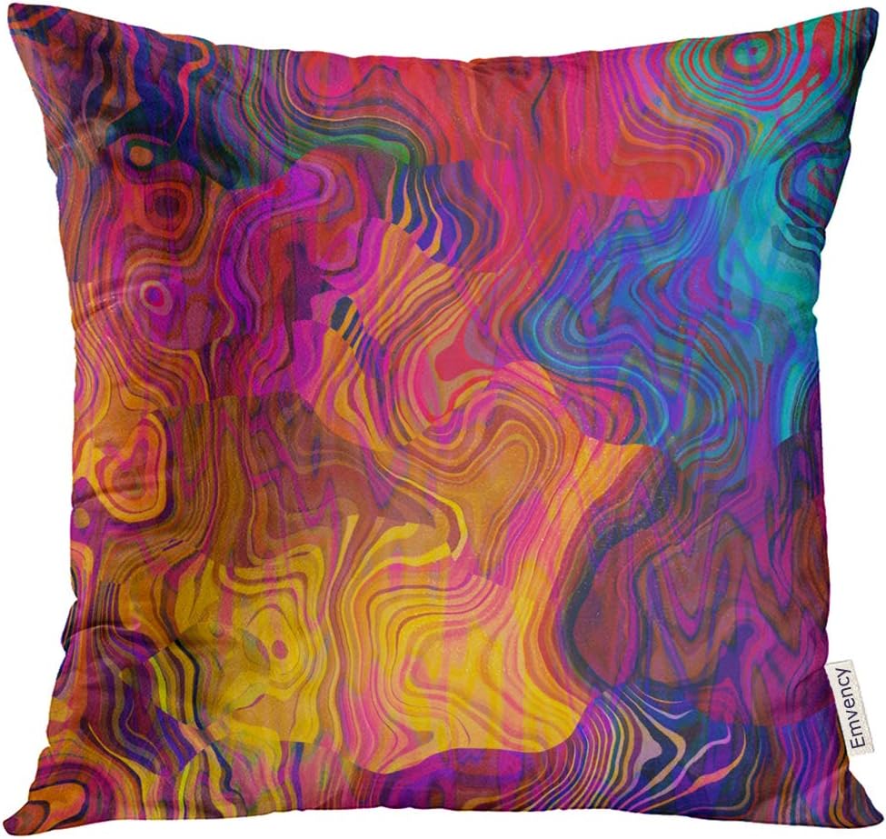 Amazon Com Golee Throw Pillow Cover African Abstract Colorful