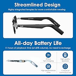 GetD AI Glasses, AI Real-time Translation with 147