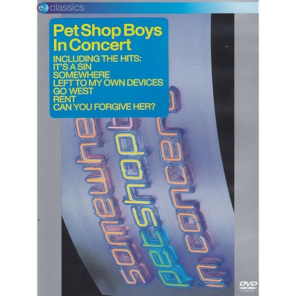 Amazon.com: Pet Shop Boys - Somewhere [DVD] : Pet Shop Boys
