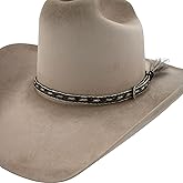 Western Horsehair Hat Band for Cowboy Hats Pepper