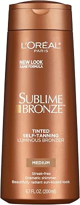 L'Oreal Paris Sublime Bronze Luminous Bronzer Self-Tanning Lotion 6.7 oz view 1