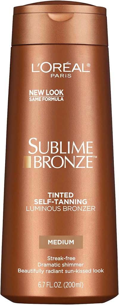 L'Oreal Paris Sublime Bronze Luminous Bronzer Self-Tanning Lotion 6.7 oz