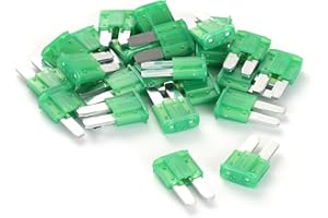GOODSEN (25Pcs) 30 Amp Micro2 Car Fuse, 30A Automotive Fuses(APT/ATR), Blade Fuse for Car/RV/Truck/SUV/Motorcycle/Boat