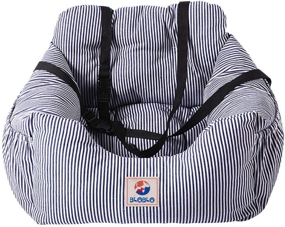BLOBLO Dog Car Seat Pet Booster Seat Pet Travel Safety Car Seat Dog Bed for Car with Storage Pocket : Pet Supplies