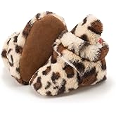 HsdsBebe Unisex Newborn Baby Cotton Booties Non-Slip Sole for Toddler Boys Girls Infant Winter Warm Fleece Cozy Socks Shoes