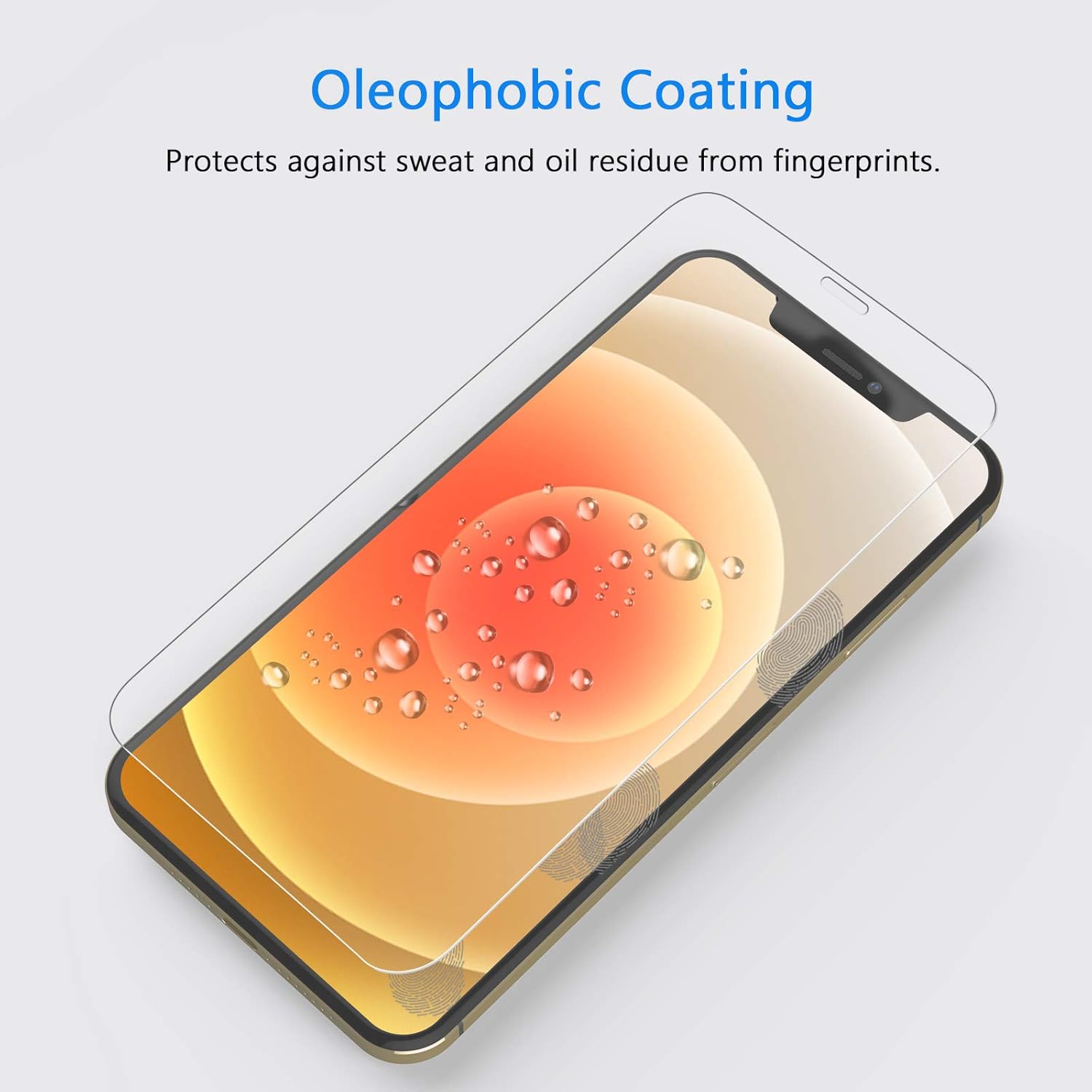 Yootech Screen Protector Compatible with Apple iPhone 12/iPhone 12 Pro,[4 Pack] Tempered Glass Screen Protector for iPhone 12/iPhone 12 Pro 2020[Anti-Scratch][Bubble Free][Case-friendly],6.1-Inch