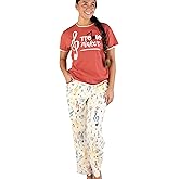 Lazy One Women’s Aquatic Pajama Set – Cute Ocean & Coastal Animal Loungewear for Comfort and Fun