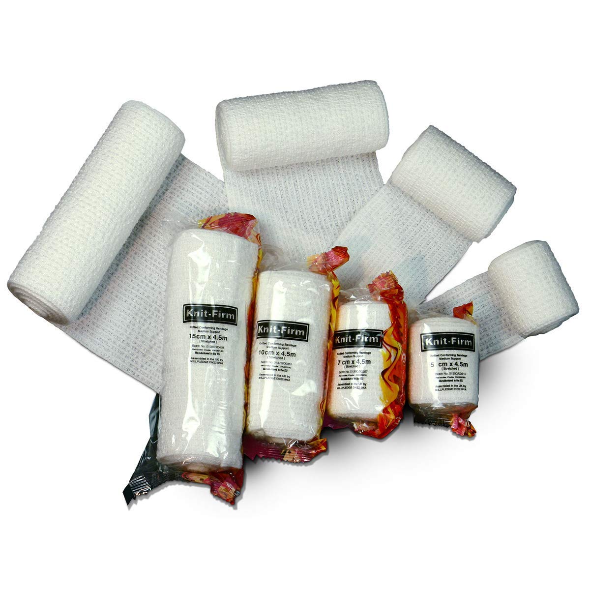 Knit-Firm Conforming Bandage 15cm x 4.5m. Pack x 10