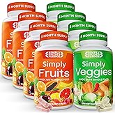 Simply Nature's Pledge - Packed with Over 40 Different Fruits & Vegetables - 4 Month Supply- Made with Whole Food Superfoods - with Aloe Vera – 100% Soy Free - 720 Capsules