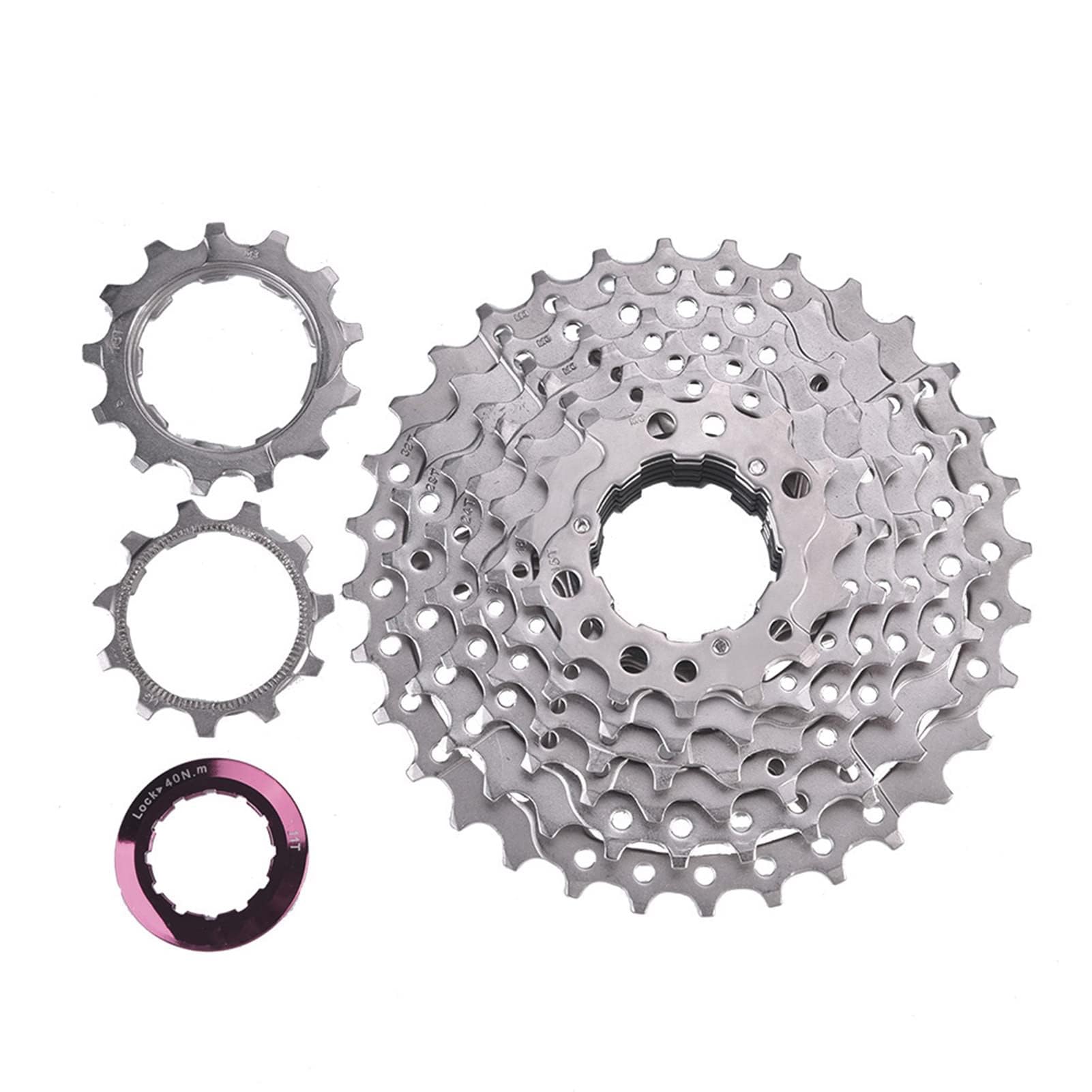 Bike Freewheel, High Performance Steel Sprocket, Bicycle Cassette, 11-32T Range for Mountain and Road Biking