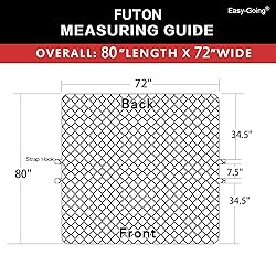 Easy-Going Futon Slipcover - Reversible Armless