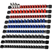 Organisateurs Magnétiques WORKPRO - Lot De 4, Pour Clés SAE Et Métriques, Mural
