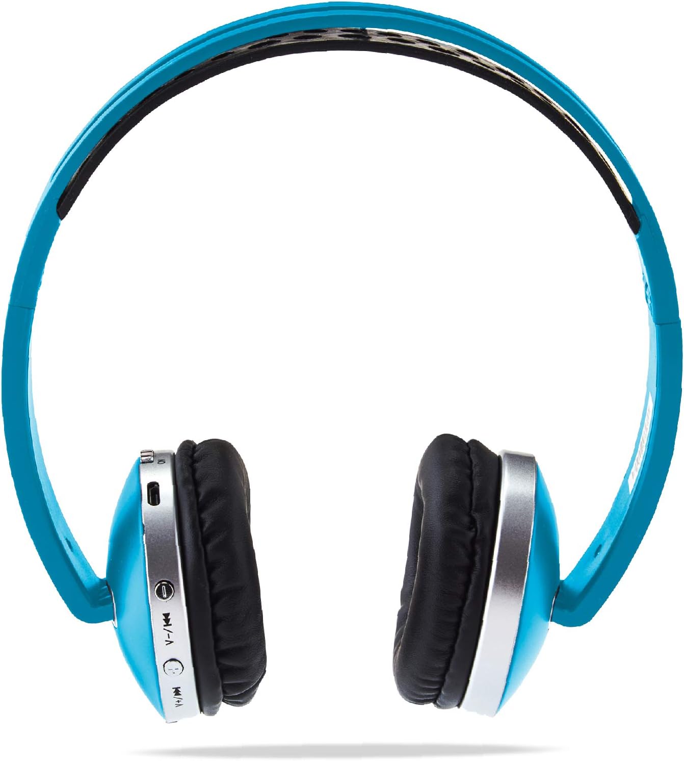 Envent Saber 300 BT Headphones with Mic and FM (Blue)