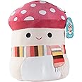 Squishmallows Original 10-Inch Malcolm The Mushroom - Official Jazwares Plush - Collectible Soft & Squishy Stuffed Animal Toy - Add to Your Squad - Gift for Kids, Girls & Boys