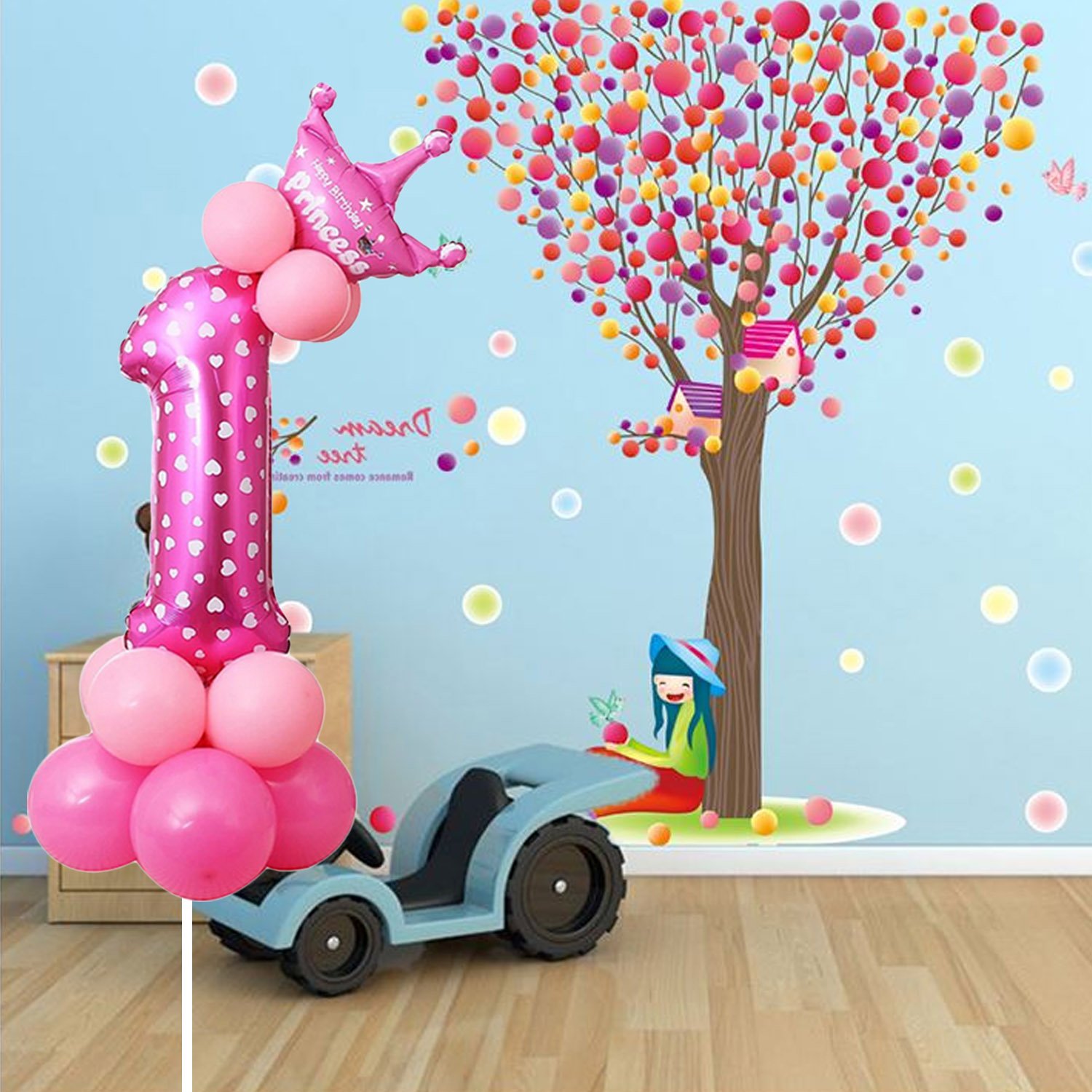 Party Supplies Blue Horbous 1 Year Old Baby Kids Birthday