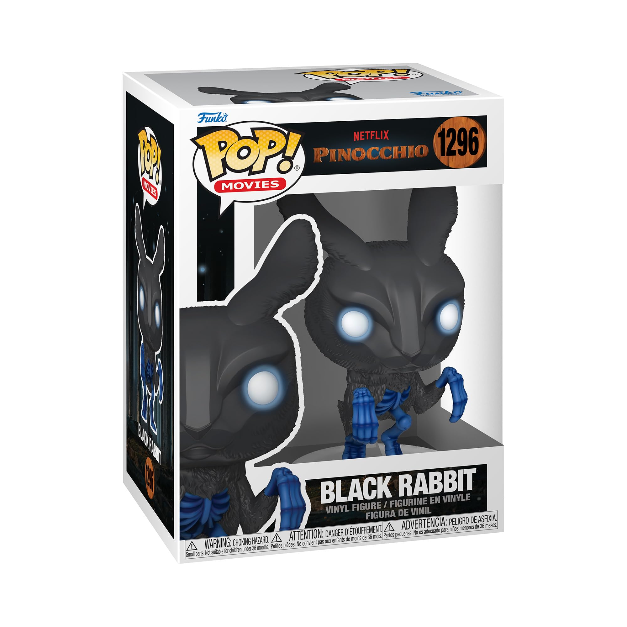 Funko Pop! Movies: Enamel Pinocchio - Black Rabbit - Collectable Vinyl Figure - Gift Idea - Official Merchandise - Toys for Kids & Adults - Movies Fans - Model Figure for Collectors