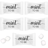 Bridal Shower and Wedding Buttermints, Mint to Be Party Favors | Individually Wrapped Cream Mints, 13 oz Candy Buffet Dessert Table Treats