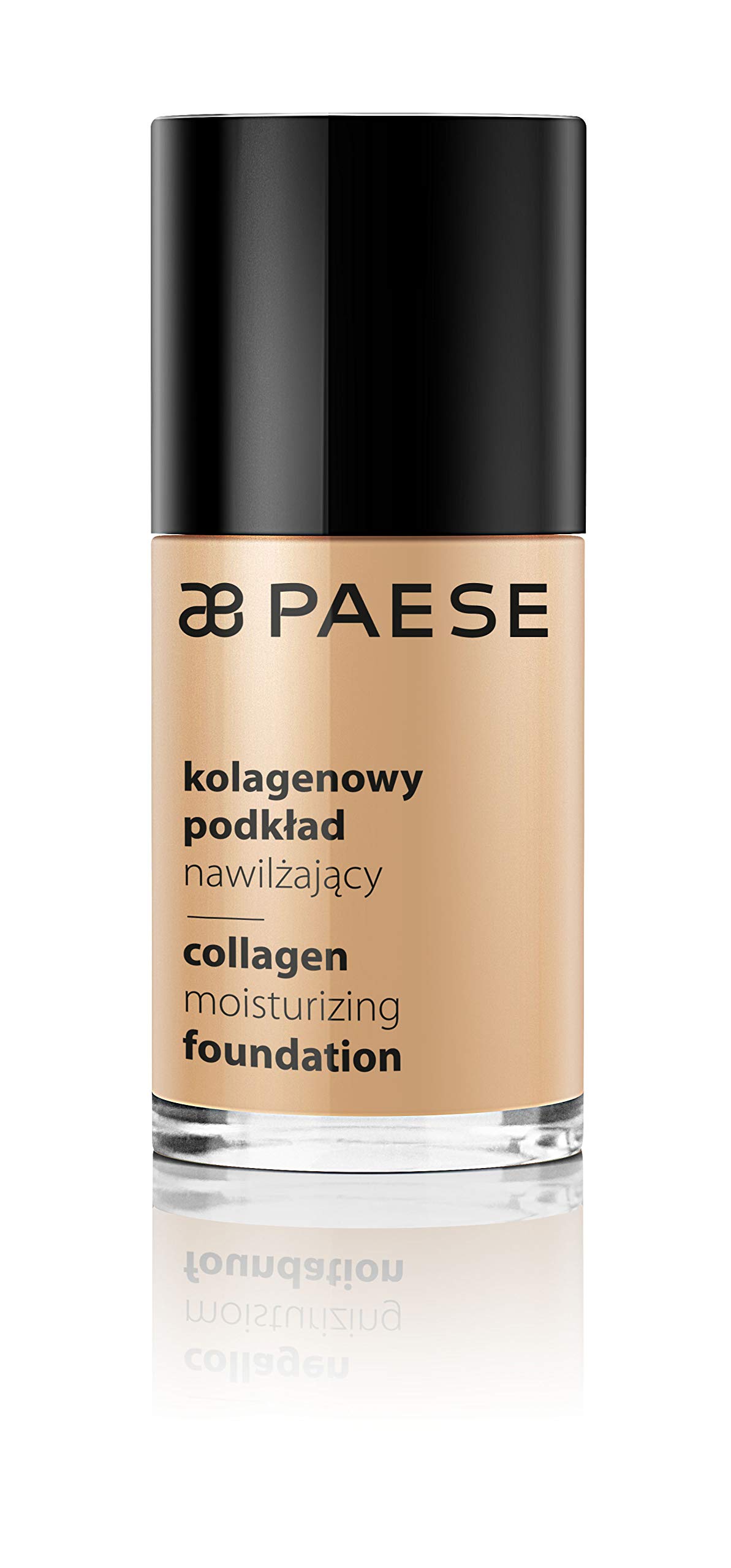 Paese Cosmetics 300C Porcelain Collagen Moisturizing Foundation, Medium Coverage, with Aloe Vera, 30ml