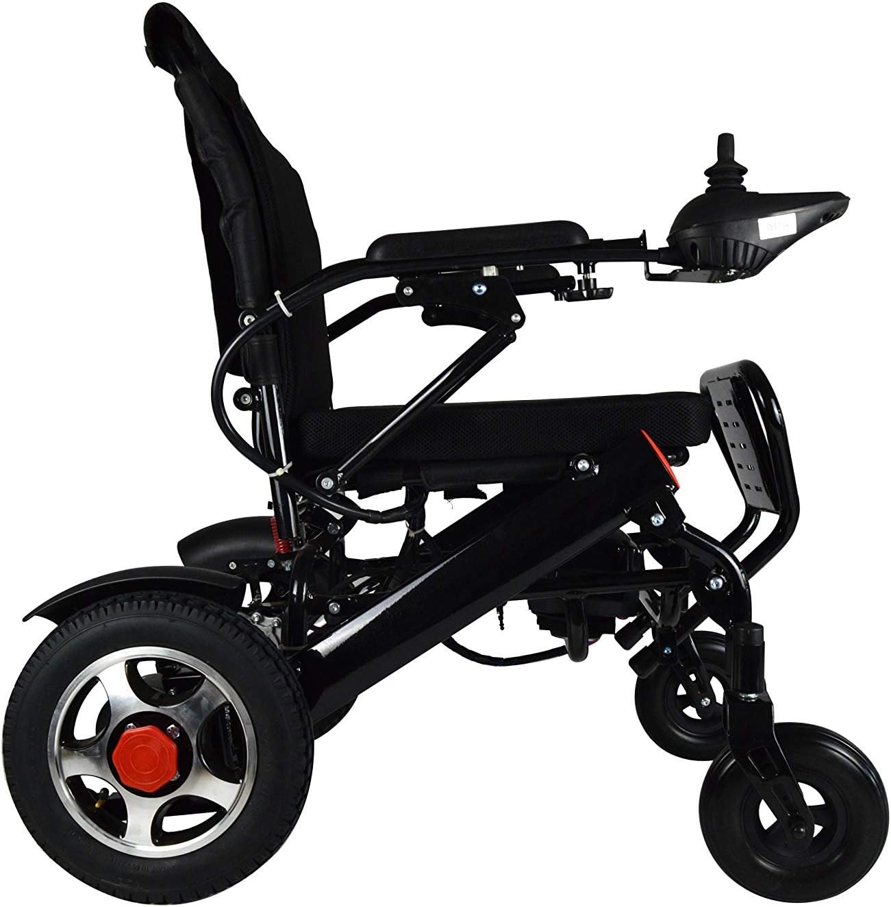 2020 Lightweight Electric Power Wheelchair Mobility Scooter, Aviation Travel Safe Motorized Electric Wheelchair Mobility Aid (Black): Health & Personal Care