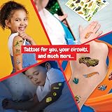 Science4you Hot Wheels Temporary Tattoos Glow in Dark Kids Party Gift 5-9+ Years view 6