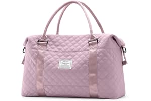 HYC00 Travel Duffel Bag,Sports Tote Gym Bag,Shoulder Weekender Overnight Bag for Women