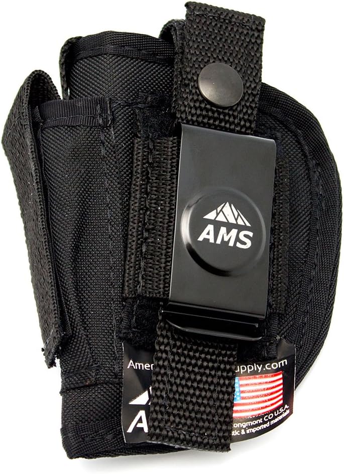 AMERICAN MOUNTAIN SUPPLY 31300BLKBP Belt Clip W Mag, Black