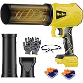 Handheld Leaf Blower Cordless Brushless Compatible with DeWalt 20V Battery,Extended Nozzles,Mini Lightweight Small Turbo Jet Blower for Patio,Lawn,Yard,Snow Leaves and Dust Car Dryer,Tool Only