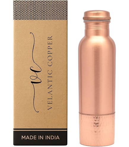 ネルデザインワークス　Solid copper bottle M Amazon.com: Velantic Copper Pure Copper Water Bottle, Handcrafted