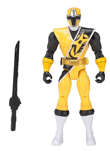 Power Rangers Super Ninja Steel Hero Action Figure, Yellow Ranger