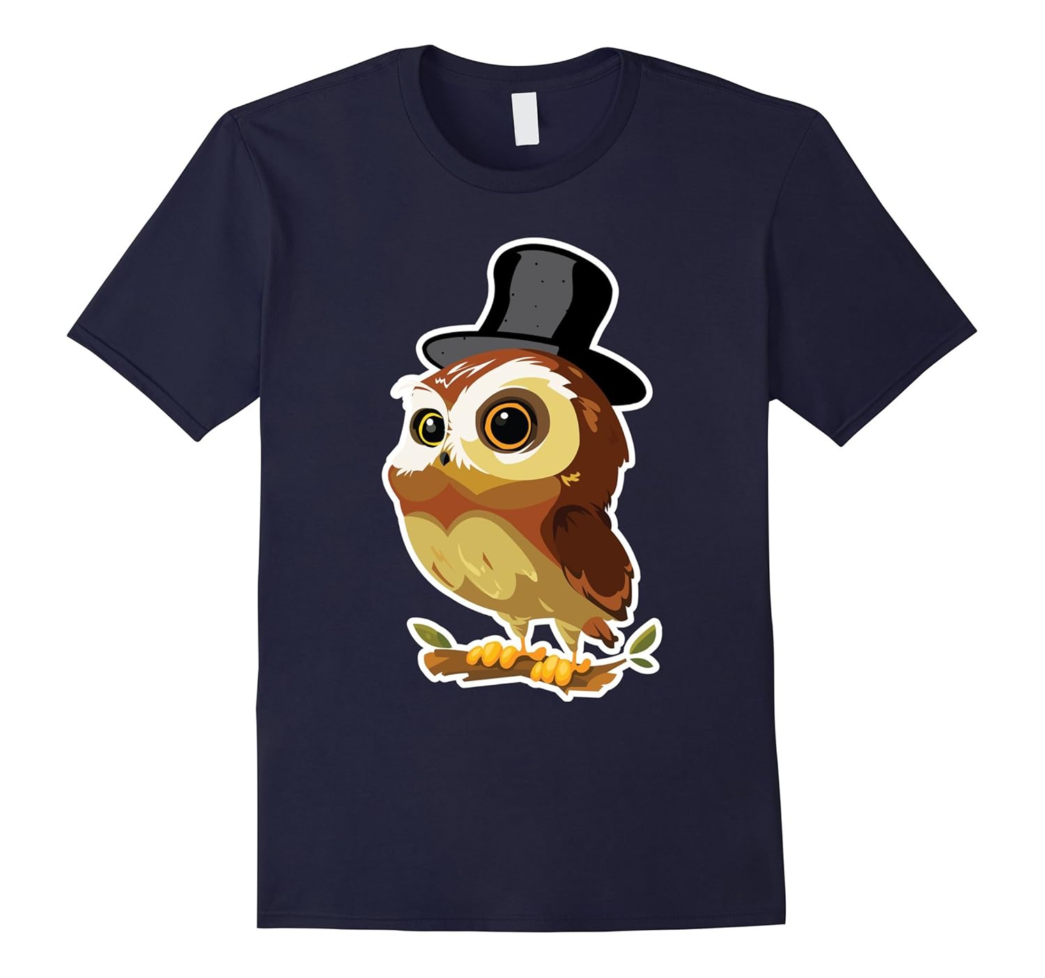 Owl with Cool Top Hat Shirt-ANZ