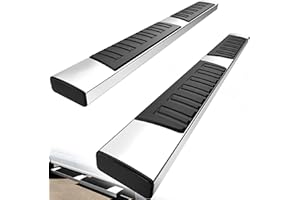 YITAMOTOR 6 inch Running Boards Compatible with 2007-2018 Chevy Silverado/GMC Sierra 1500 Double Cab, 2007-2019 2500HD 3500HD Side Step Nerf Bars (Inc. 19 1500 LD/Limited)