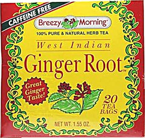 Breezy morning West indian ginger root - 20 tea bags (043236219815)