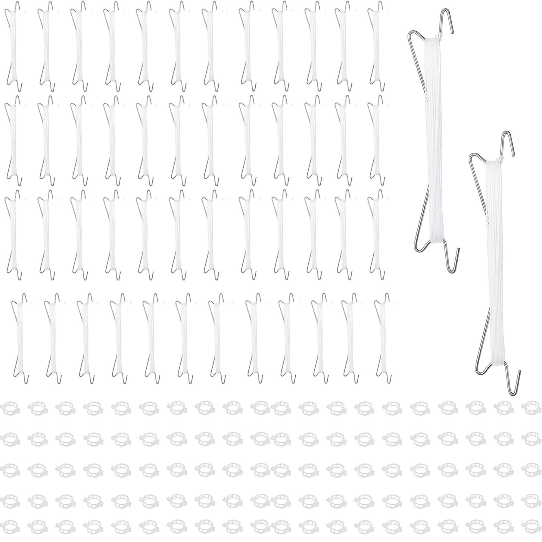 YeahBoom 50pcs Tomato Growth Hooks, Tomato Support Hooks, Tomato Clips, Tomato Hooks, Tomato Plant Growth Hooks, Tomato Clips, J Shape Tomato Hooks