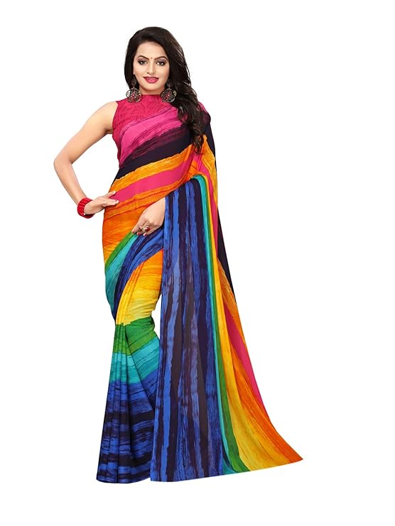 Women's Georgette Printed Saree
