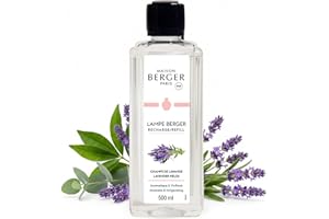 Lavender Fields | Maison Berger - Lampe Berger Fragrance Refill for Home Fragrance Oil Diffuser - Purifying and perfuming You