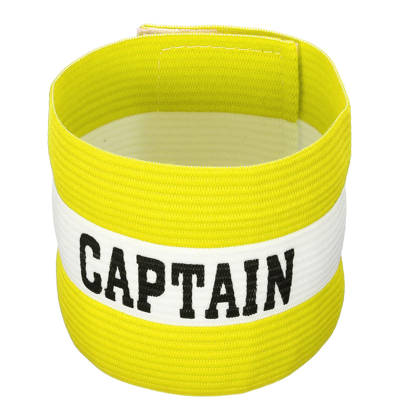 PATIKIL Captain's Armband, Elastic Arm Band for Soccer Team Training, Yellow