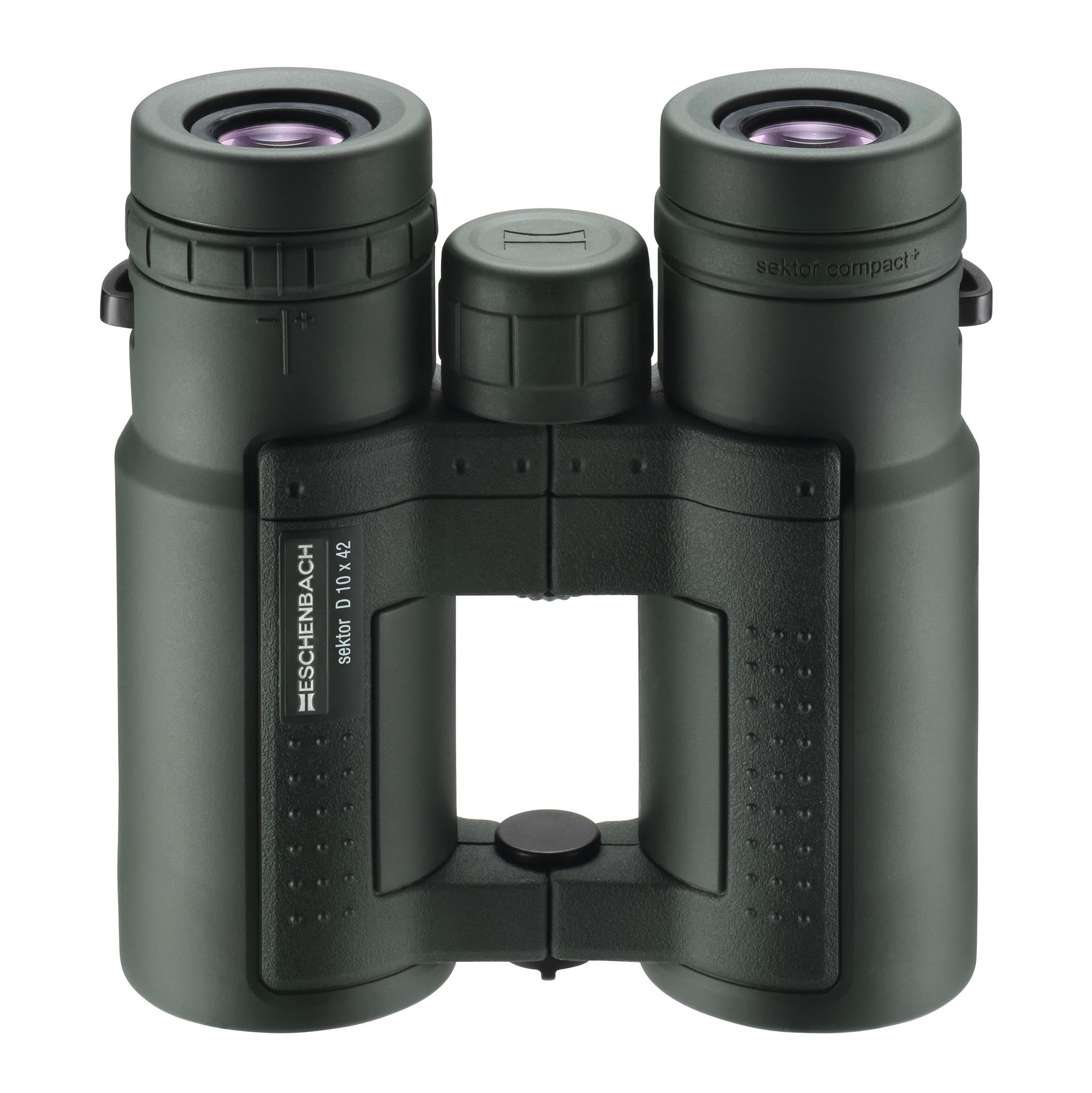 ESCHENBACH OPTIK sektor D 10x42 compact+ green waterproof binoculars, birdwatching or hunting binoculars
