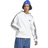 adidas Men's Essentials Fleece 3-Stripes Pullover Hoodie Sweatshirt