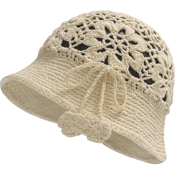 Amazon.com: Handcrafted Sun Swirl Crochet Bucket Hat Pink