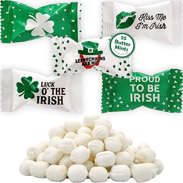 ST. PATRICK’S IRISH BUTTERMINTS, MINT CANDIES, PACK OF...