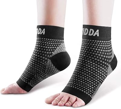 AVIDDA 2 Pack Ankle Support Brace Men Women XL Black