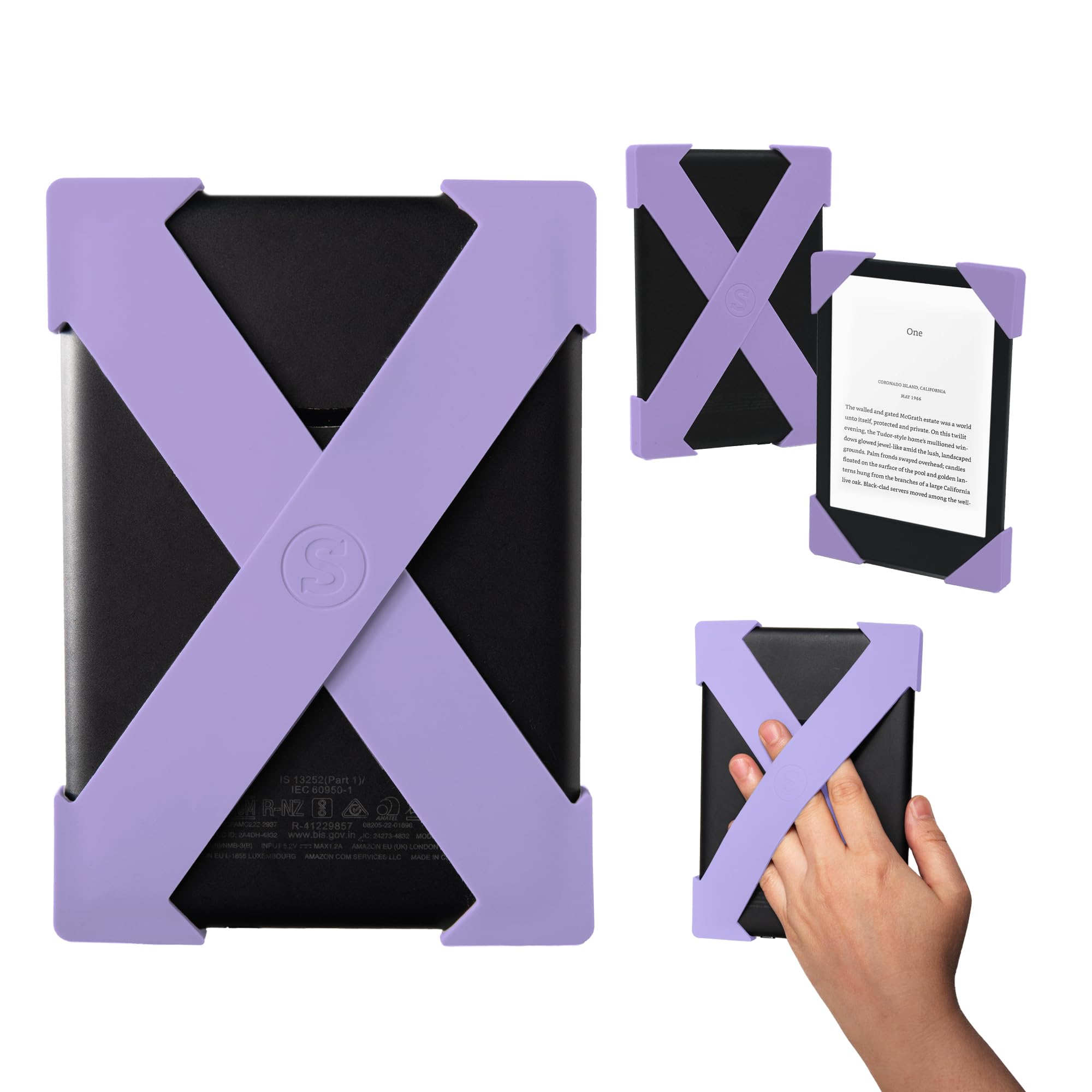 Photo 1 of Strapsicle Kindle E-Reader Holder, Portable Electronic Device Cover, Unisex, Compatible with Kindle Paperwhite 2021 & 2023, Game-Changer for Comfortable Reading Experience