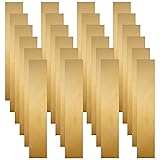 Amylove 24 Pieces Brass Strip, Brass Shim Stock