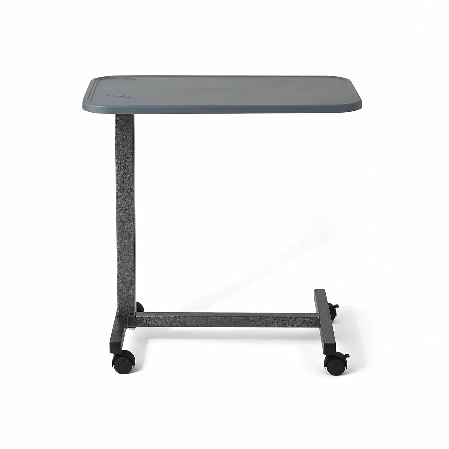 Medline - n Adjustable Overbed Bedside Table with Wheels, Great for Hospital Use or At Home as Bed Tray, Composite Table Top: Industrial & Scientific