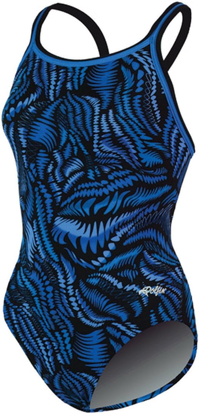 Dolfin Swimwear Magma Dbx Back Blue Magma, 36 at Amazon Women’s