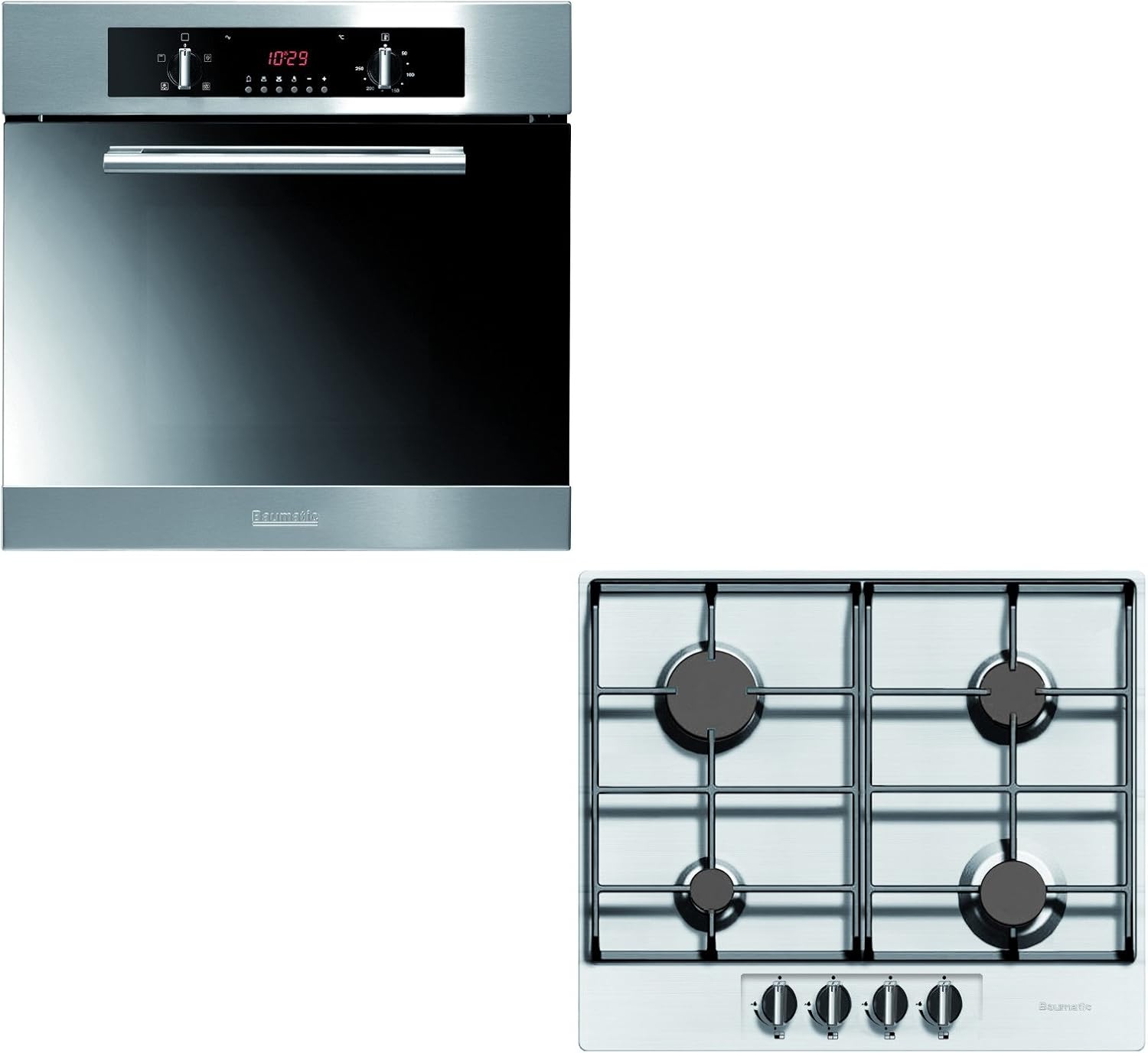 Baumatic OSF60GHPK Oven and Hob Pack 60cm Single Built In Electric