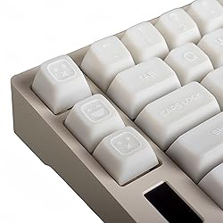 White Jade Keycaps 160 Keys Double Shot PBT Keycaps